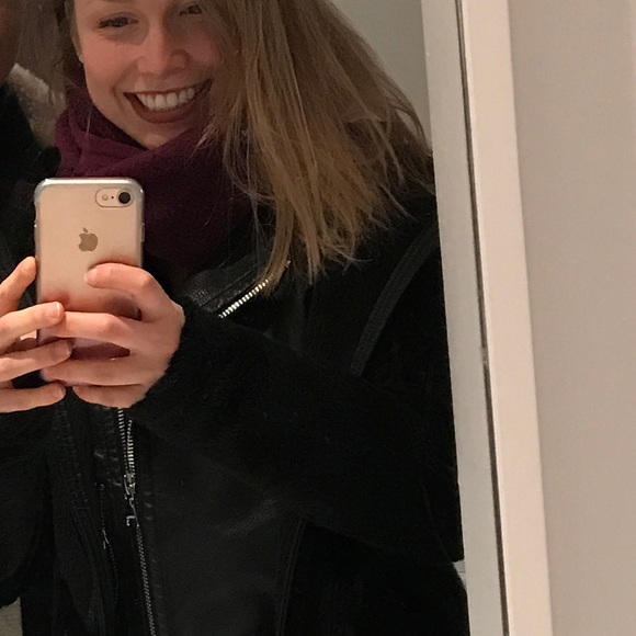 Express XS cropped leather jacket - Picture 4 of 4